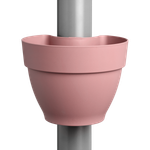 vibia campana fallrohrpflanzgefäss 22cm puderrosa